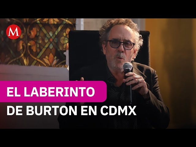 Así fue como Tim Burton inauguró su Laberinto en CdMx