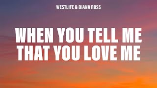 Download lagu Westlife - When You Tell Me That You Love Me (Lyrics) ft. Diana Ross mp3
