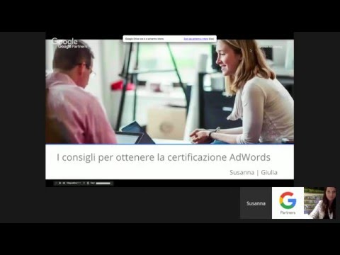 , title : 'I consigli per ottenere la certificazione AdWords'