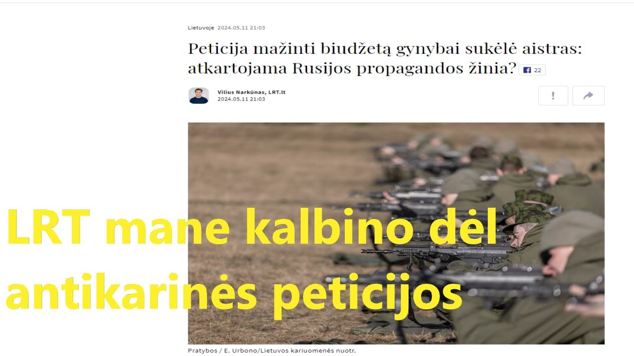 LRT mane kalbino dėl antikarinės peticijos: Kas iš to gavosi?