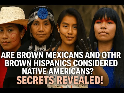 Are Brown Mexicans and other Brown Hispanics considered Native Americans? Shocking Historical Secret