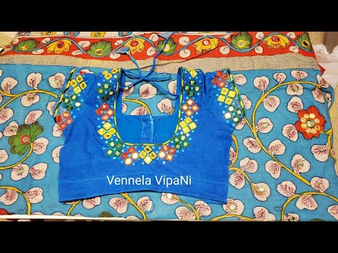 First stitched blouse from Vennela's