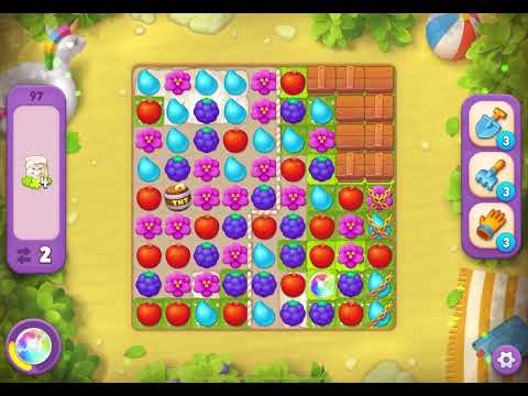 Gardenscapes Level 97 Super Hard NO BOOSTERS