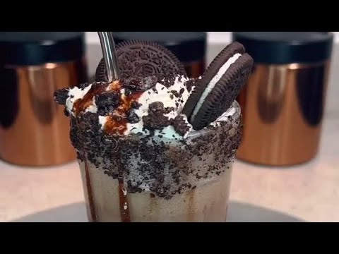How to make #oreoshake #milkshake @HemuChefflavours