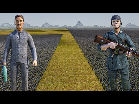 50.000 NIKOLA TESLA vs 2 MILLION GERMAN SOLDIERS - Ultimate Epic Battle Simulator 2 UEBS 2