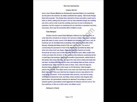Sri Sai Satcharitra Chapter 13 - More Sai Leelas...