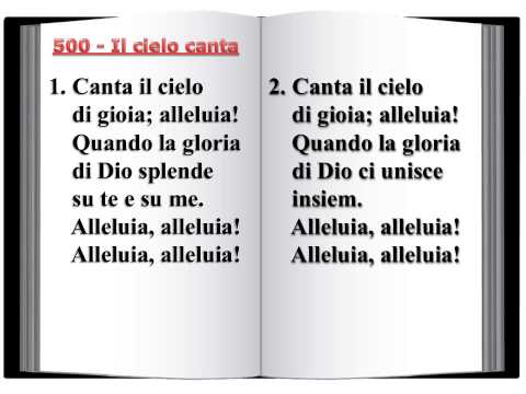 500 Il cielo canta - Innario Chiesa Cristiana Avventista del Settimo Giorno 2014
