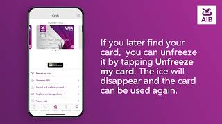 How to Freeze and Unfreeze your card