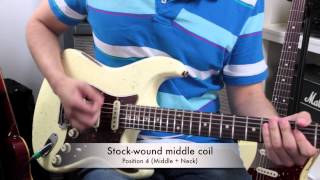 BKP Tutorial: Stock vs. RWRP middle coil on a Stratocaster