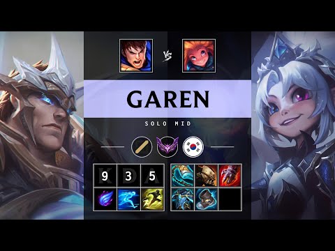 Garen Mid vs Zoe - KR Master Patch 25.14