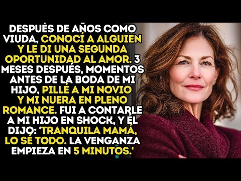 En La Boda De Mi Hijo, Vi A Mi Novio Con La Novia. Miré A Mi Hijo, Y Él Solo Dijo…