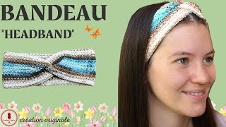 BANDEAU CROCHET "Headband"@carolinesophiecreations