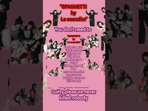 LE SSERAFIM ft. j-hope - SPAGHETTI | Englsih version (Lyrics)#lesserafim#jhope#spaghetti#fypシ