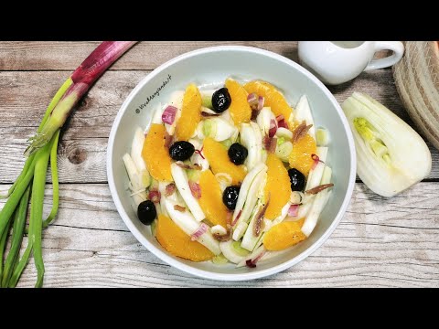 La mitica insalata di arance e finocchi alla siciliana