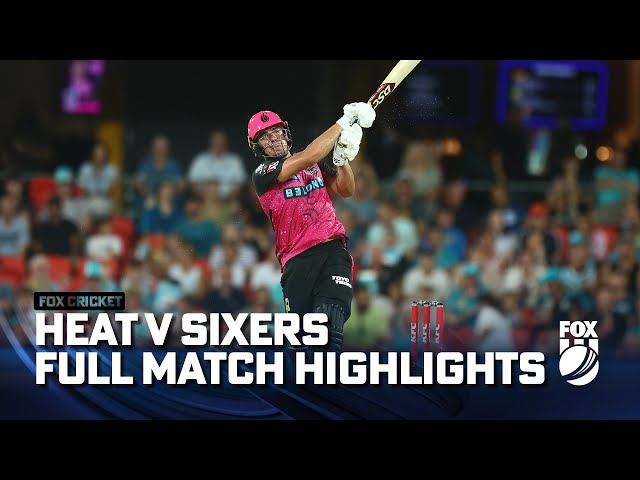 Brisbane Heat vs. Sydney Sixers – – Full Match Highlights 20/01/2024 | Fox Cricket