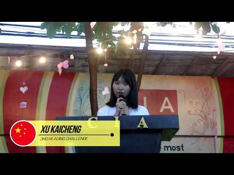 Cebu International Academy 3rd Reading Challenge - Xu Kaicheng
