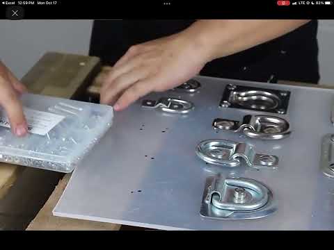 Pan Fitting D-Ring Trailer TIE-DOWN ANCHORS | Primo Trailer Parts