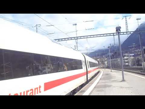 ICE 271 Chur Bahnhof SBB Einfahrt