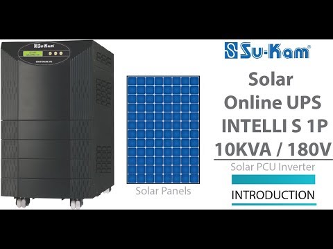 Solar online ups 10 kva 180v introduction solar pcu inverter