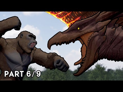 Rodan vs Kong (2017) | Animation (Part 6/9)