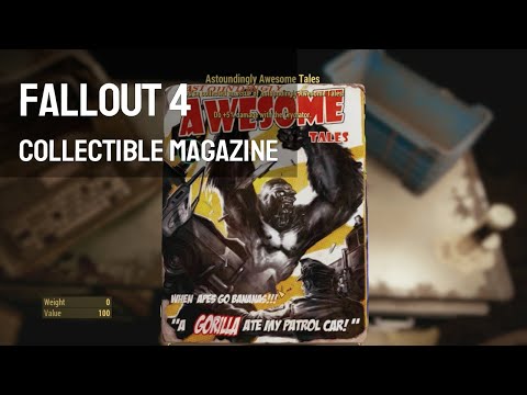 Fallout 4 ☢️ Finding the collectible magazine in Railroad HQ - Cryolator damage bonus