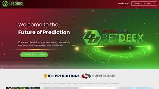 How To Predicts On Events On BetDeEx platform