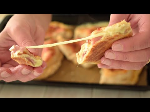 Mini CALZONI SOFFICI AL FORNO 🍕 - RICETTA FACILE
