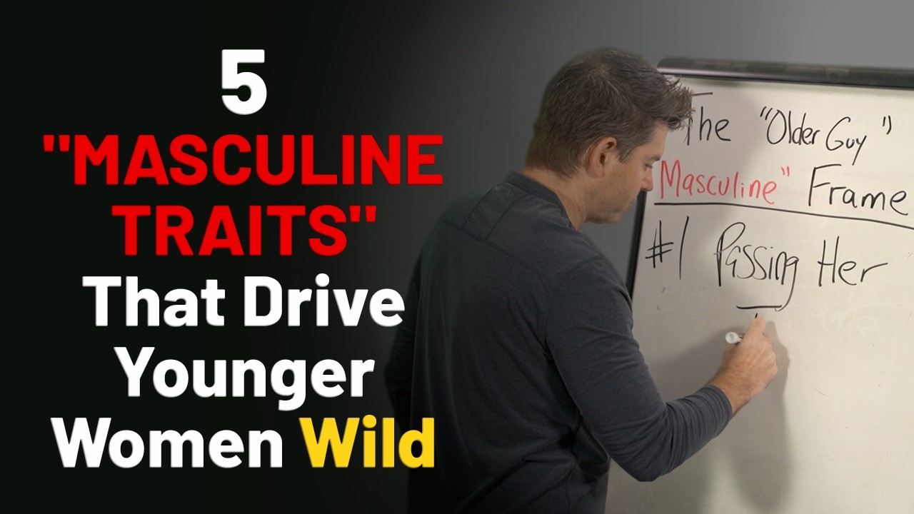 5 'Masculine Frame' Secrets That Make Younger Women Chase Older Men (No Money Required