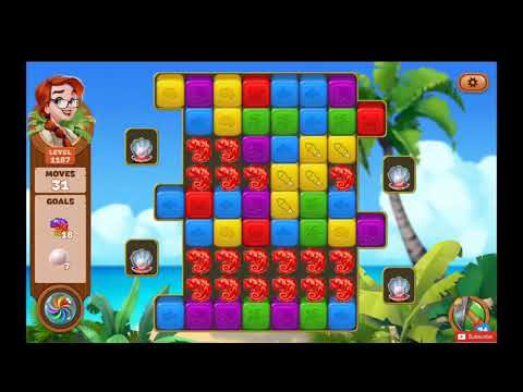 Lost Island Blast Adventure Level 1187 NO BOOSTERS - A S GAMING