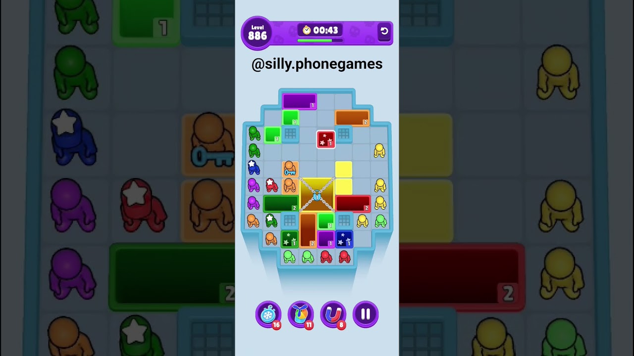 Drop Away Level 886 Walkthrough Solution