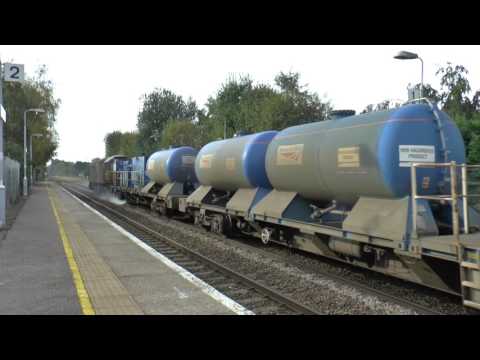 57003 and 57007 on 3S01, 09:20, Stowmarket D.G.L. - Stowmarket D.G.L. (18:21) - RHTT
