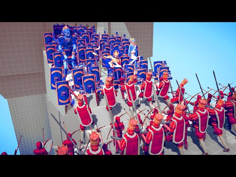 ⚔️ CAN 100x ROMAN ARMY PROTECT CASTLE? / Totally Accurate Battle Simulator ( TABS )