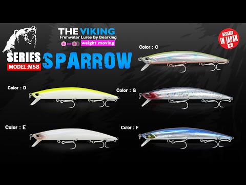 เหยื่อปลอม Bear King series M58 #BearKing #M58 #PreduceTackle