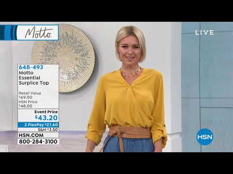 Motto Essential Surplice Top