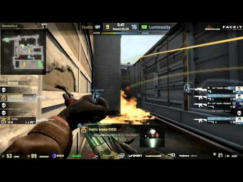 Luminosity winning moment vs fnatic MAP 1