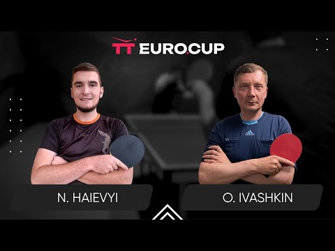 18:00 Nazarii Haievyi - Oleksandr Ivashkin 07.09.2024 TT Euro.Cup Ukraine Master. TABLE 3