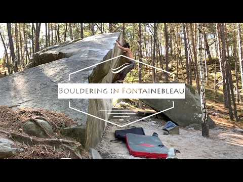 Bouldering in Fontainebleau 2019 Autumn