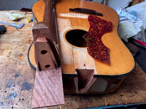 Gibson J-50 Deluxe 1973-1975 with restoration video image 26