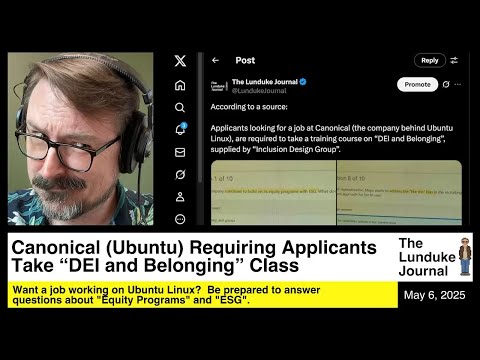 Canonical (Ubuntu) Requiring Applicants Take "DEI and Belonging" Class