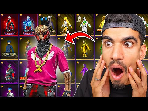 استعراض حساب قوي في فري فاير !!