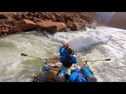 Grand Canyon Rafting in 4K (60fps) - Major Rapids - Winter 2019