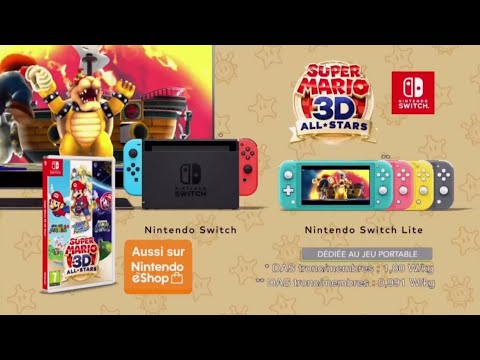 2ème Pub FR, Spot-TV Super Mario 3D All-Stars - Nintendo Switch 2020 - Français.