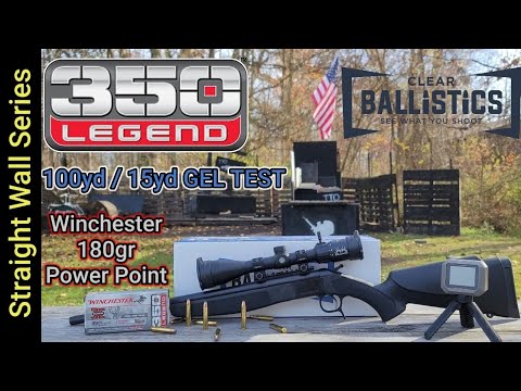 350 Legend Winchester PowerMax Bonded Ballistics Gel Ammo Test