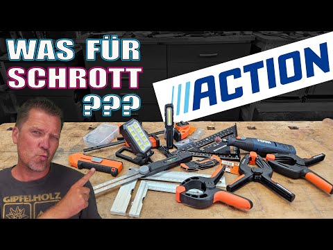 Ich habe billig Werkzeug bei Action gekauft - ob das was wird? Discounter Werkzeug im Test