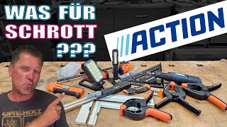 Ich habe billig Werkzeug bei Action gekauft - ob das was wird? Discounter Werkzeug im Test