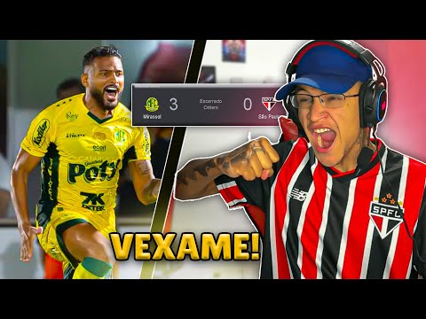 São Paulino Reagindo a Mirassol 3 x 0 São Paulo