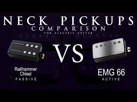 Railhammer CHISEL vs EMG 66 - Neck Guitar Pickup Comparison Tone Demo