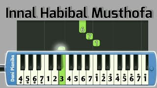 Download lagu Innal Habibal Musthofa - Not pianika mp3