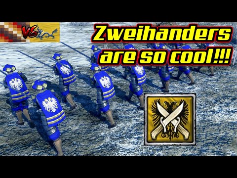 This is how you mass Zweihanders!!!  AOE3