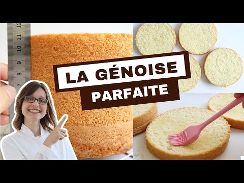 🥧 VERY HIGH & SOFT PERFECT GENOISE (Sponge Cake)🥧 3 Ingredients - EASY FOOLPROOF Recipe + Tips